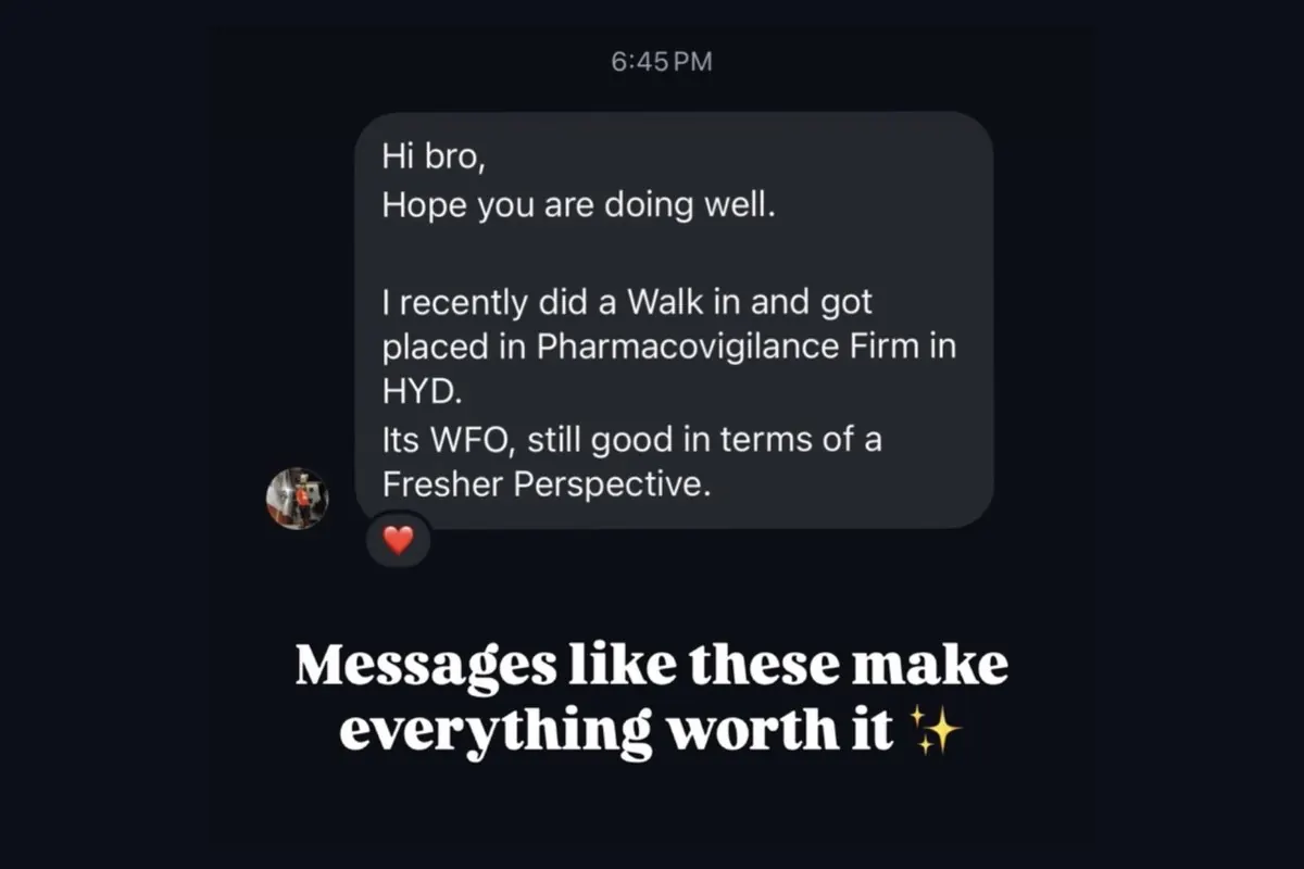 Authentic Corporate Doctor career outcome testimonial